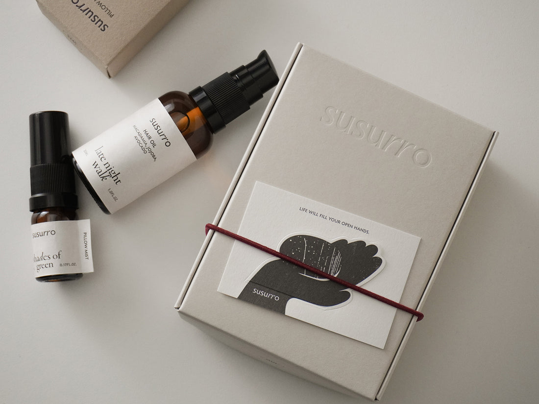 susurro｜滋養沉靜禮盒組 護髮油＆枕頭織品噴霧｜任選2入